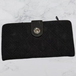 Vera Bradley Black Quilted Wallet